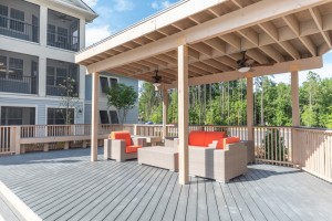 Apartments for rent in Bluffton, SC - Covered Outdoor Seating Area        