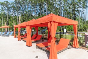 Apartments for rent in Bluffton, South Carolina - Pool Patio Cabanas        