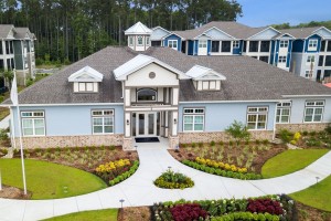 Apartments in Bluffton, South Carolina - Aerial View of Clubhouse & Leasing Center