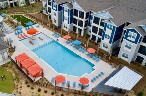 Apartments in Bluffton, SC For Rent - Aerial View of Pool Area and Community